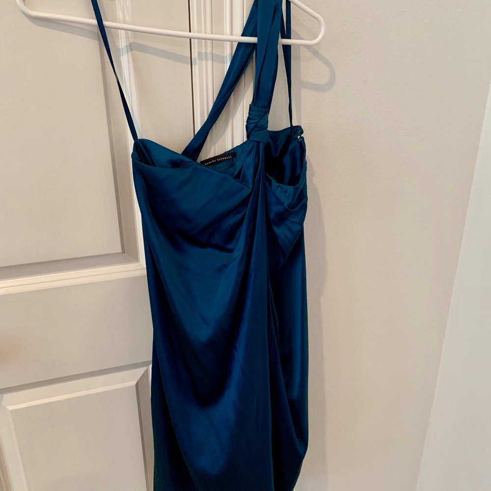 Navy blue iridescent dress